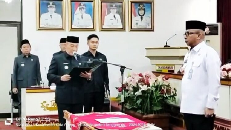Sekda Tanggamus Hamid Heriansyah Turun Jabatan, Suaidi Naik