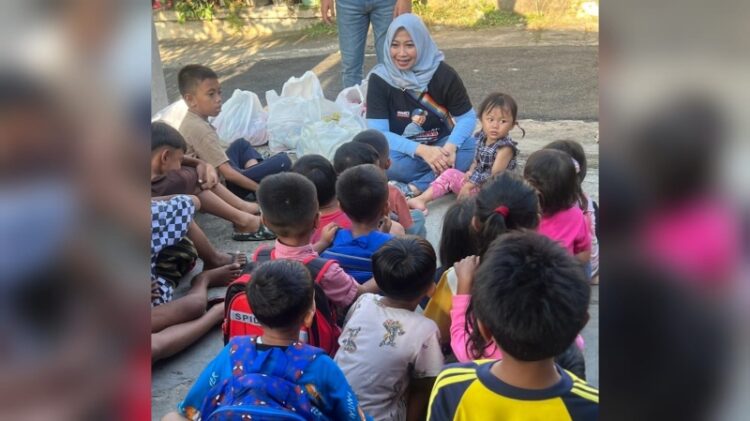Gebrakan Hari Anak Nasional: Tim RMD Sebar Susu Gratis di Bandarlampung