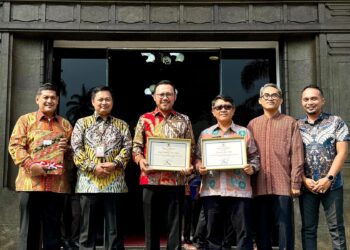 Komisi Pemberantasan Korupsi (KPK) memberikan apresiasi atas hasil kolaborasi anatara BPN Kota Depok dengan Pemkot Depok dalam merealisasikan sertifikasi barang milik daerah (BMD) tahun 2023.