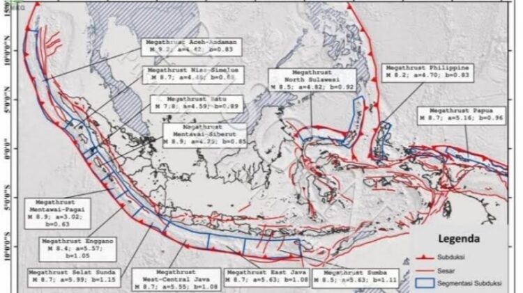 Waspada! Lampung Berisiko Tinggi Terkena Gempa Megathrust