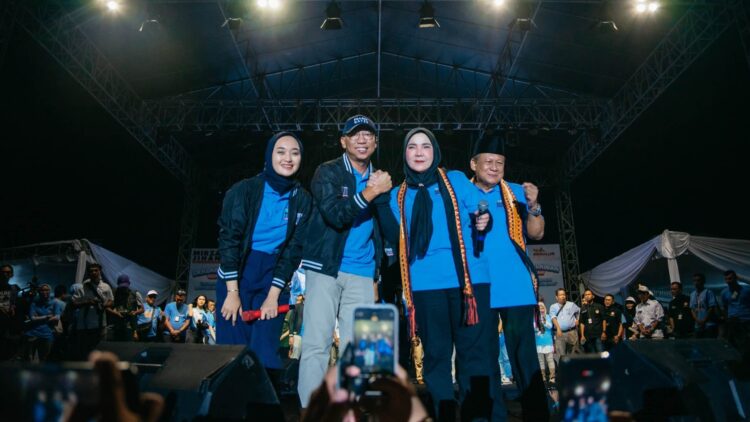 2 Pasangan, Satu Visi: Rahmat Mirzani Djausal-Eva Dwiana Bersatu Demi Lampung Maju