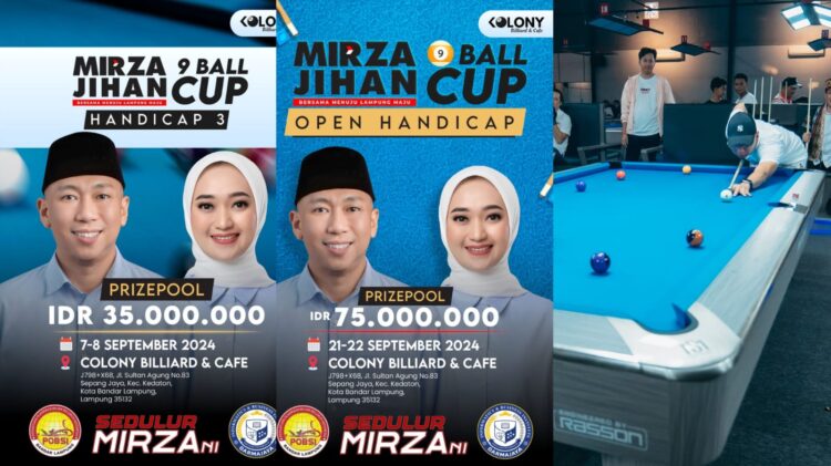 Rahmat Mirzani Djausal Buka Turnamen Billiard, Total Hadiah Capai Rp110 Juta