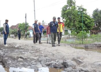 Pemprov Lampung dan Swasta Percepat Perbaikan Jalan Rusak di Tulang Bawang
