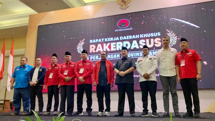 Rakerdasus PDIP: Gotong Royong Kader Lampung Menangkan Arinal-Sutono
