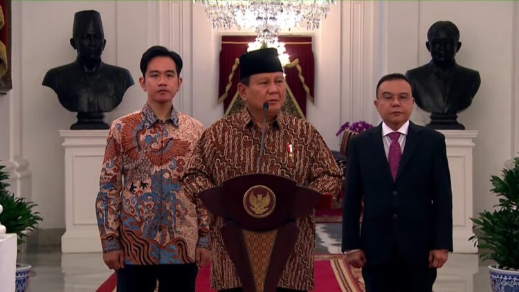 Kabinet Merah Putih Diumumkan: Prabowo Andalkan Figur Senior dan Muda