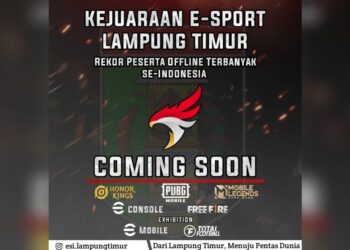 Lampung Timur Gelar Kejuaraan Esports Terbesar, Incar Rekor Nasional