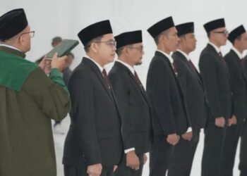 Komisioner Baru KPU Lampung Dilantik, Erwan Bustami Pegang Kendali