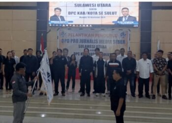Resmi Dilantik, DPD dan DPC PJS Sulut Siap Wujudkan Jurnalisme Berintegritas