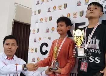 2 Atlet Cilik Kota Metro Wakili Lampung di Kejurnas Catur Depok