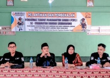 13 Ribu PTPS Dilantik, Bawaslu Lampung Dorong Integritas di Lapangan