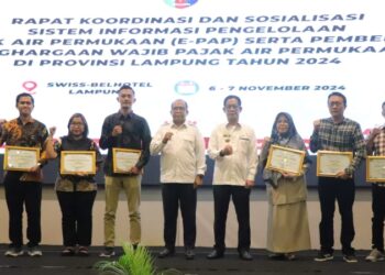 Pajak Air Permukaan Sumbang PAD Lampung, Pendapatan Capai Rp7 Miliar 