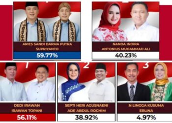 Pilkada Lampung 2024: Nanda Indira dan Septi Heri Gagal Ikuti Jejak Suami