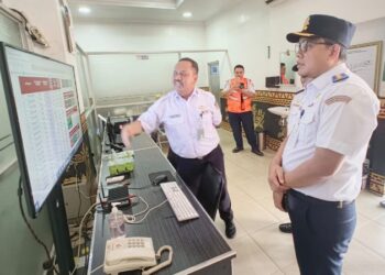 Dari Udara Hingga Laut, Kepala PPSDMAP Kemenhub Cek Kesiapan Nataru di Lampung