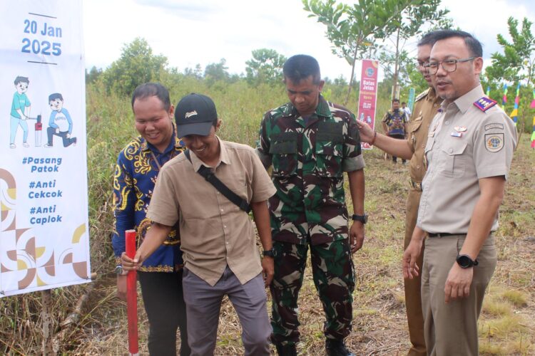 Gerakan Masyarakat Pemasangan Tanda Batas Tanah