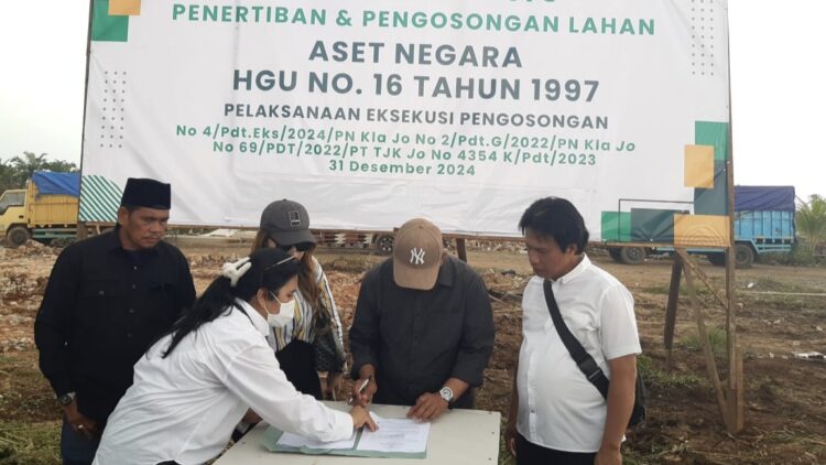 PTPN I Regional 7 Tuntaskan Eksekusi Lahan Sidosari 75 Hektare