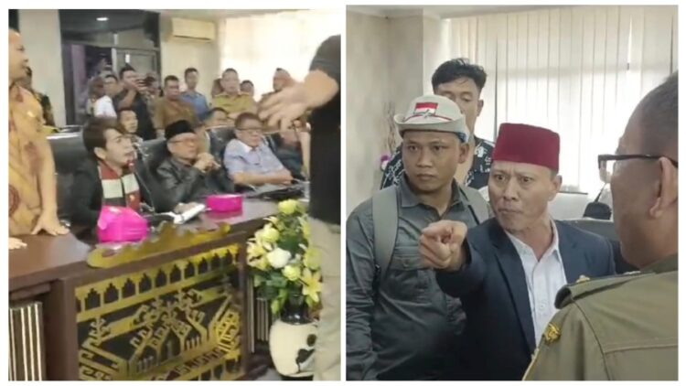 Pukul Meja, Anggota DPRD Lampung Picu Amarah Massa Petani Singkong