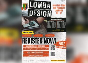 Total Hadiah Jutaan Rupiah! Pemprov Lampung Gelar Lomba Desain HUT ke-61