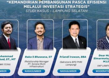 Lampung Masih Bergantung APBN, IAP: Perlu Terobosan Investasi