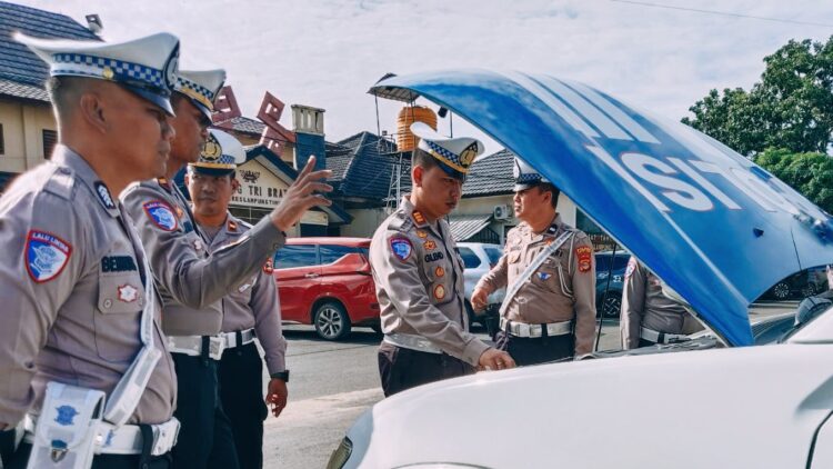 Kasat Lantas Lamtim Geber Persiapan Ops Ketupat, Personel dan Randis Dicek