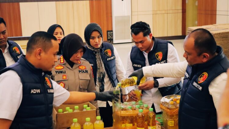 Tak Sesuai Takaran, MinyaKita PT SBA Disita Ditreskrimsus Polda Lampung