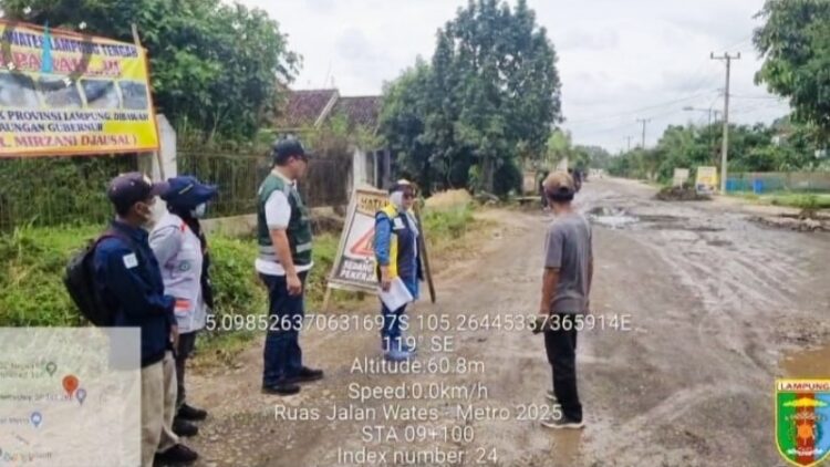 52 Ruas Jalan Lampung Diperbaiki 2025, 6 Prioritas Rampung dalam 100 Hari