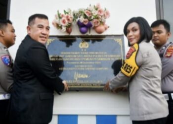 Bupati Dendi Resmikan Kantor Unit Gakkum Satlantas Polres Pesawaran