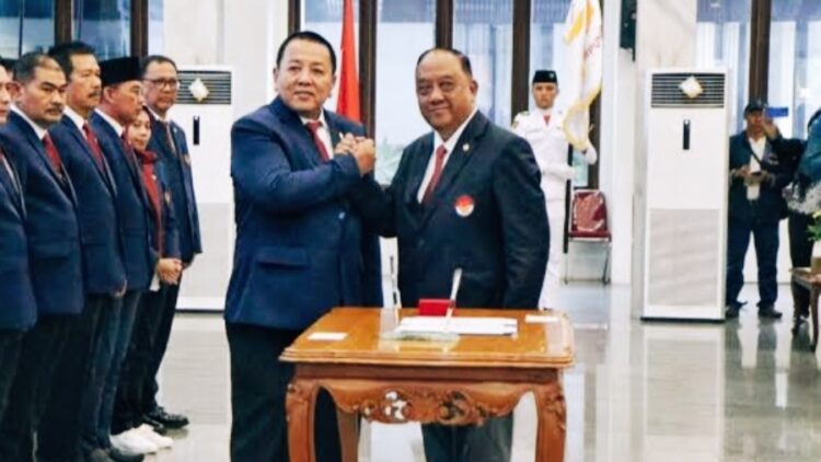 Arinal Djunaidi Lepas Jabatan Ketua KONI Lampung, Budhi Darmawan Ditunjuk Plt