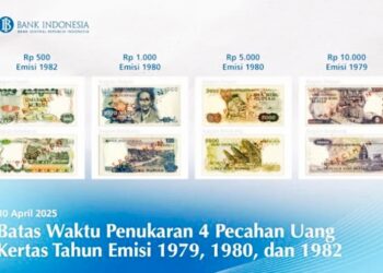 Awas Hangus! Batas Akhir Penukaran Uang Kertas Lama di BI Berakhir Hari Ini