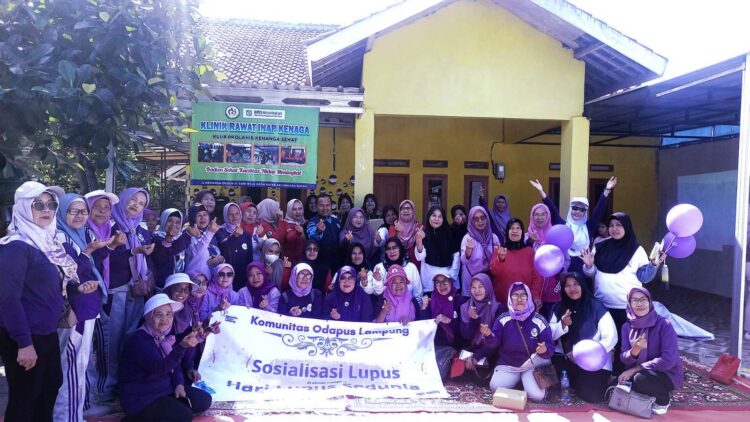 Hari Lupus Sedunia: KOL Lampung Sasar Faskes dan Warga dengan Edukasi