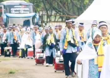 Kloter Pertama CJH Bandarlampung Bertolak ke Tanah Suci