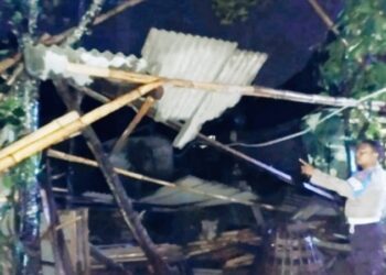 Badai Angin Hantam Lampung Timur, Belasan Rumah Rusak