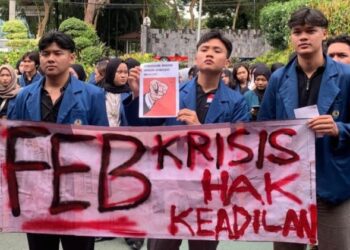 Mahasiswa FEB Unila Gugat Dekanat, Usut Kekerasan dan Intimidasi