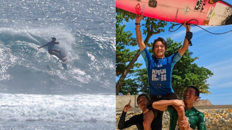 Jepang Sapu Bersih Gelar Juara WSL Krui Pro 2025 Kategori Junior