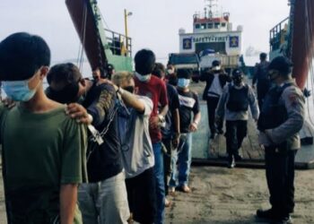 Berulah di Lapas, 46 Napi High Risk Lampung Dibuang ke Nusakambangan