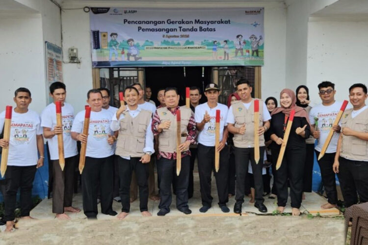 Gerakan Masyarakat Pemasangan Tanda Batas (Gemapatas) 2025 di Desa Biyuku, Kecamatan Suak Tapeh, pada Kamis 7 Agustus 2025 menjadi tonggak penting bagi Kabupaten Banyuasin dalam mengakhiri sengketa tanah.