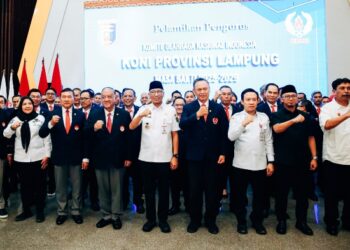 Baru Dilantik, KONI Lampung Langsung Tancap Gas Bidik Tuan Rumah PON 2032