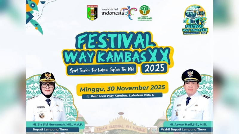 Unik, Jersey Festival Way Kambas Padukan Ikon Gajah dan Situs Purba