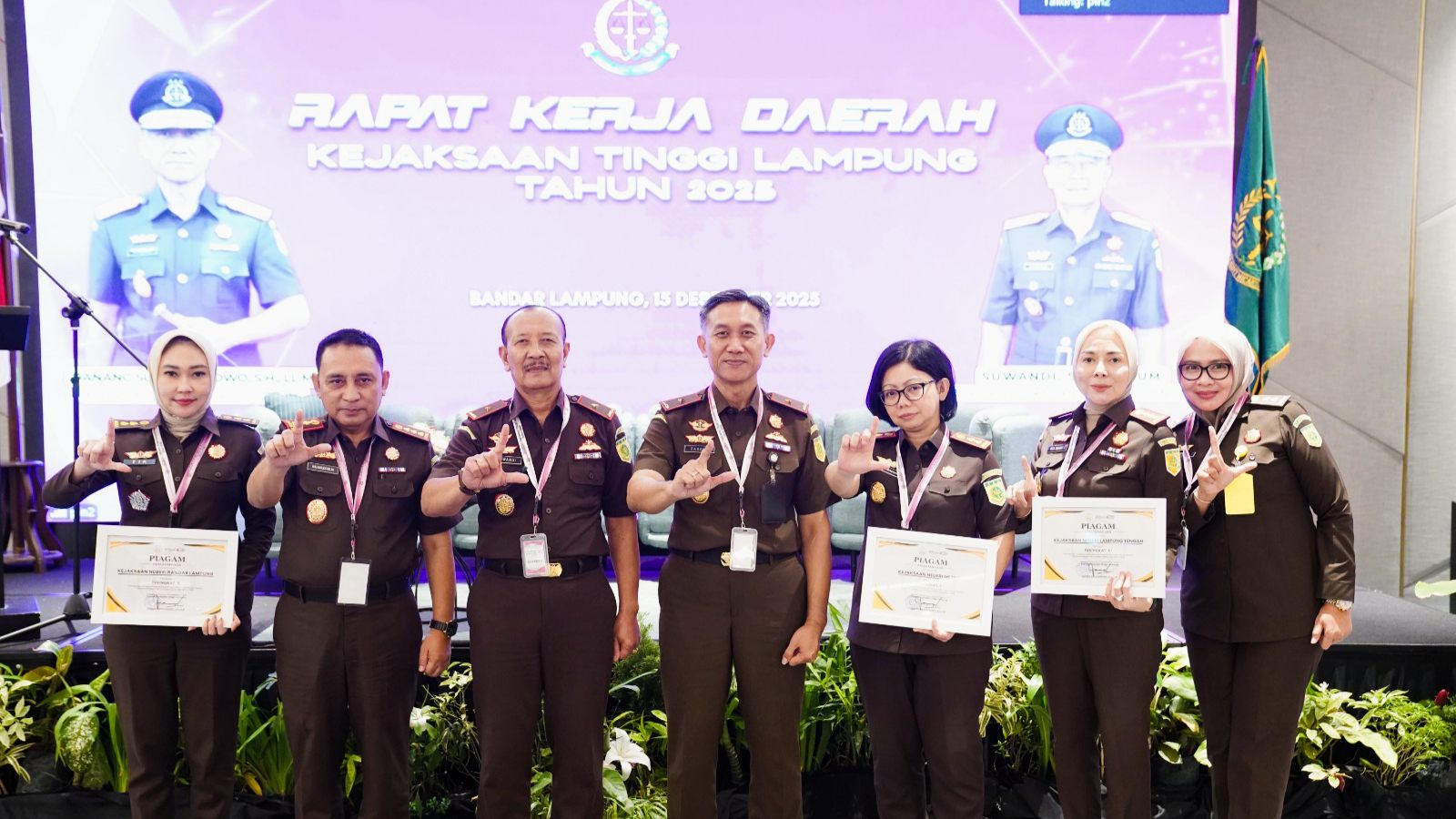 Terbaik se-Lampung, Kejari Bandarlampung Juara Penanganan Korupsi dan Akuntabilitas