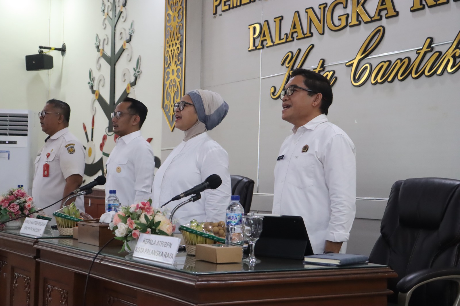 Kantor Pertanahan Kota Palangka Raya Serahkan Aset