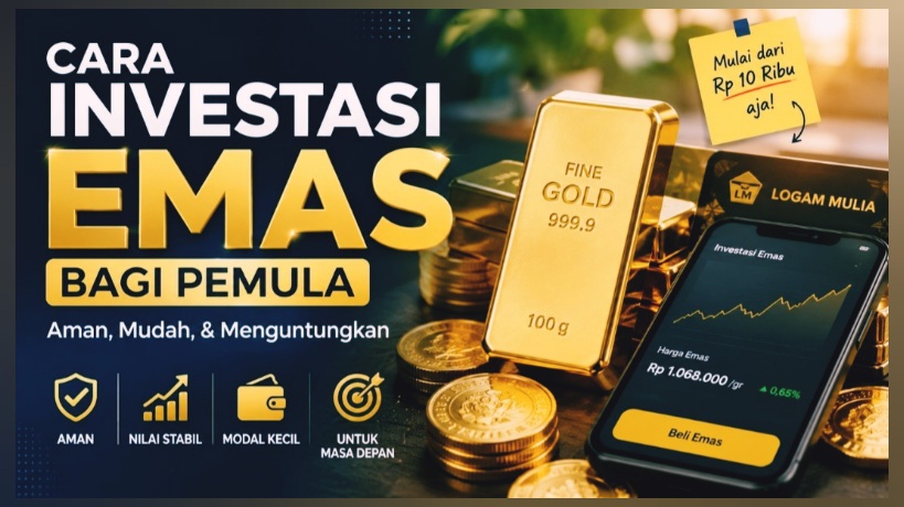 Inilah 5 Cara Investasi Emas yang Aman