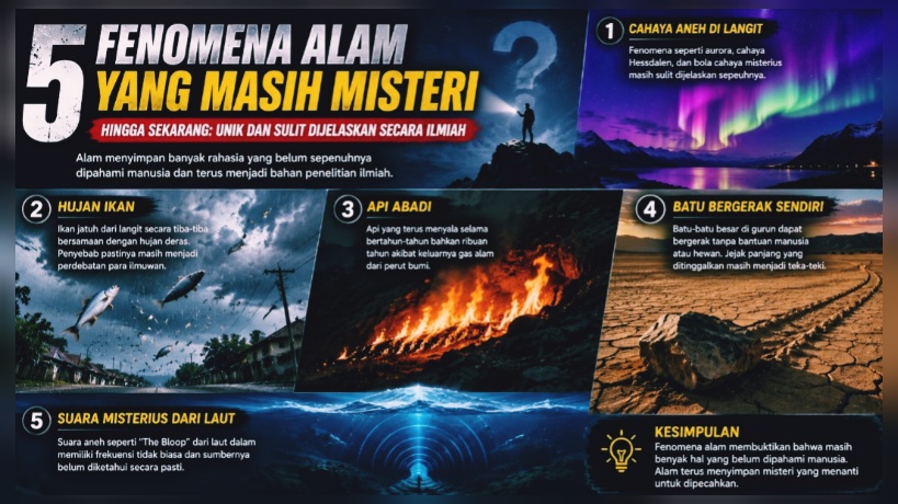Inilah 5 Fenomena Alam Paling Misterius di Dunia
