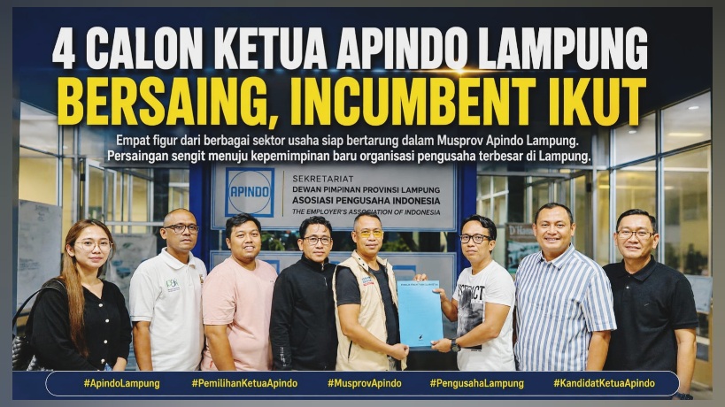 4 Calon Ketua Apindo Lampung Bersaing