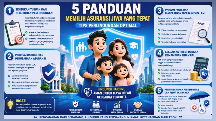 5 Panduan Memilih Asuransi Jiwa yang Tepat