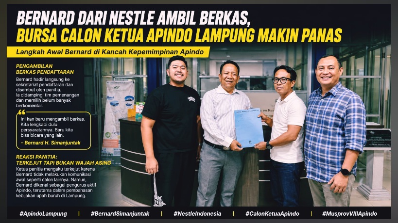 Bernard dari Nestle Ambil Berkas