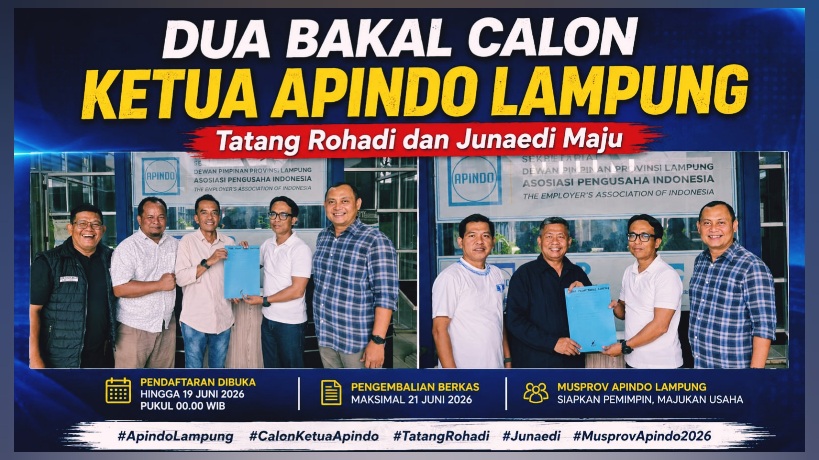 Dua Bakal Calon Ketua Apindo Lampung