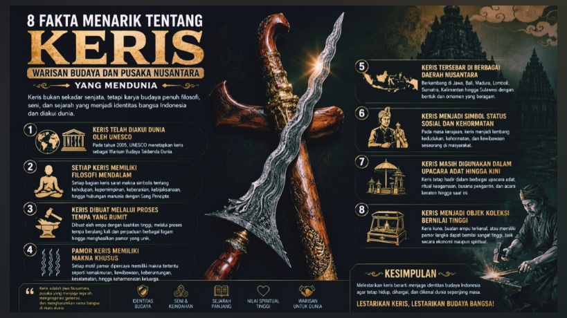 Inilah 8 Fakta Menarik tentang Keris
