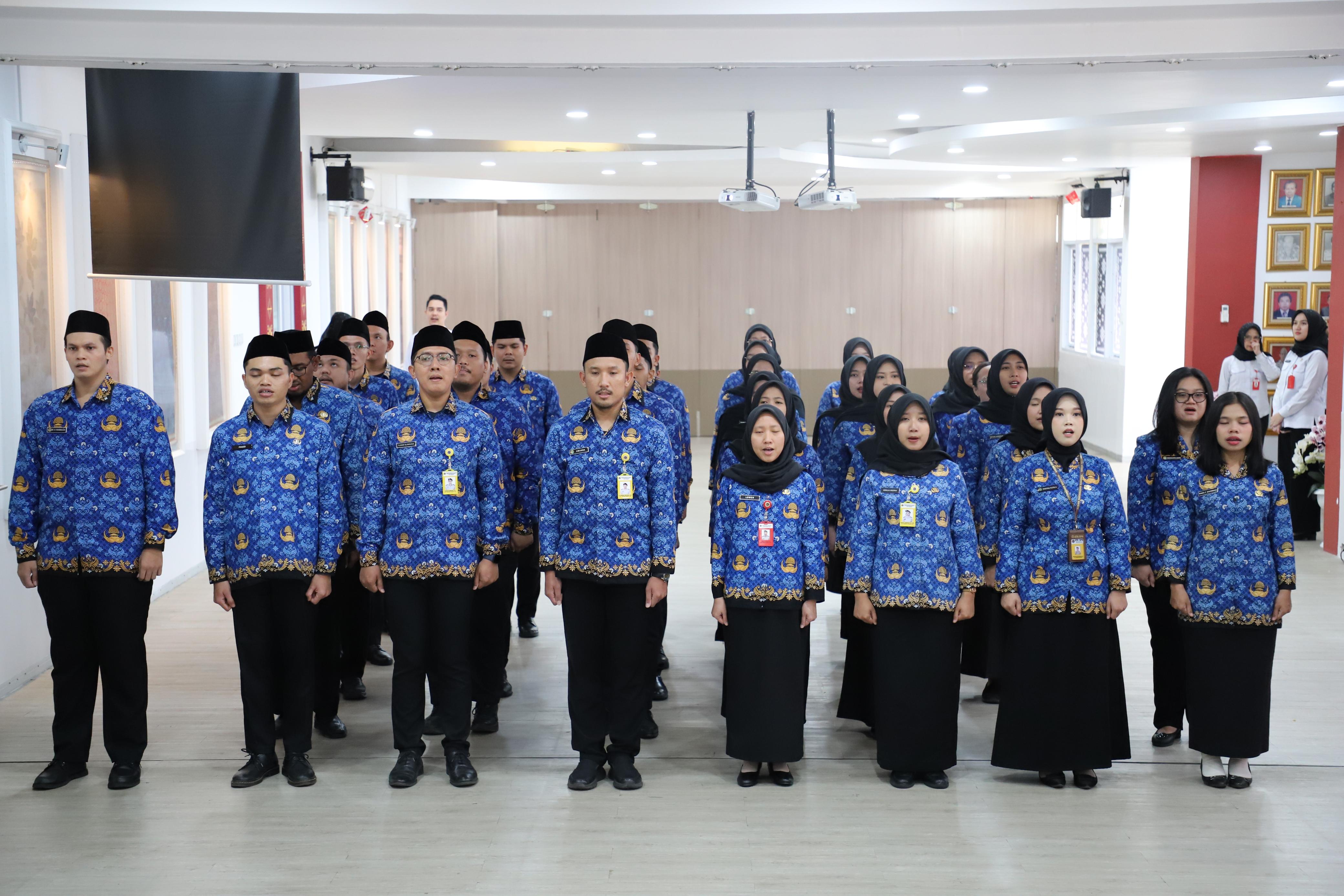 PNS Baru BPN Banyuasin Akhirnya Dilantik