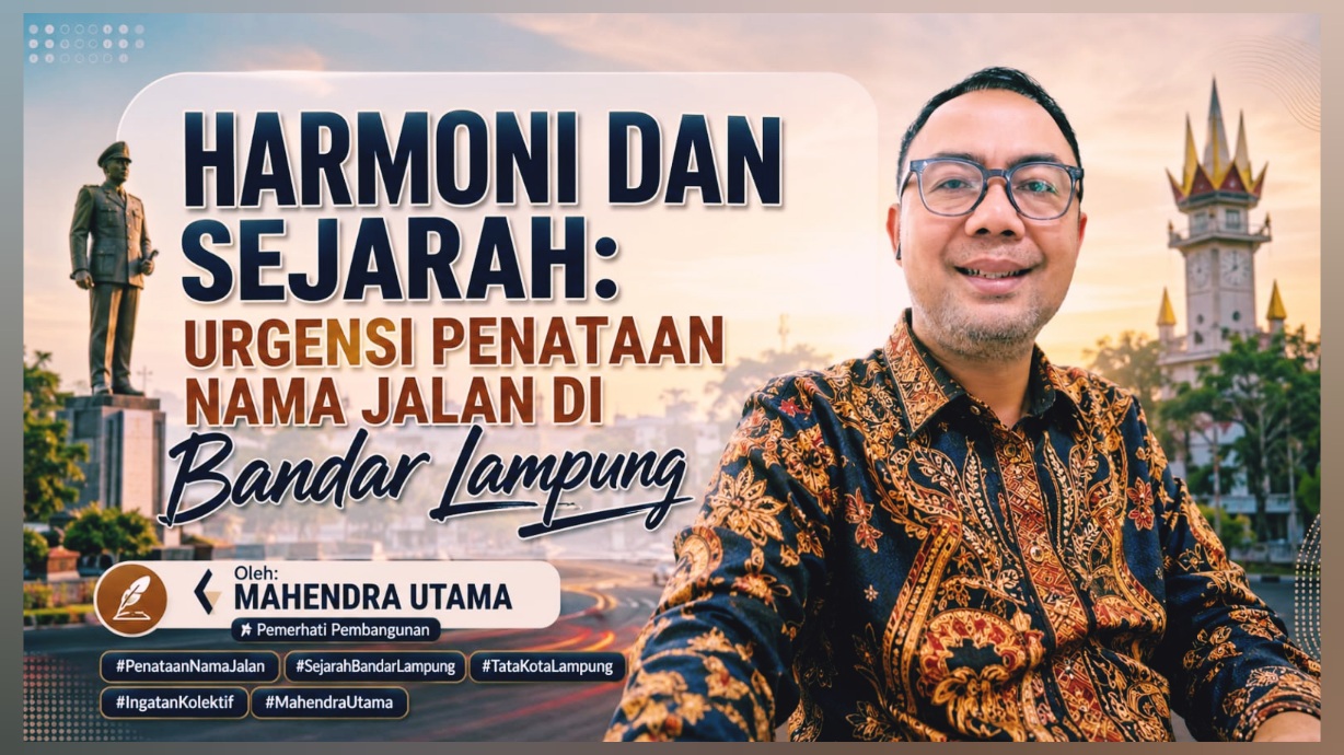 Urgensi Penataan Nama Jalan di Bandar Lampung