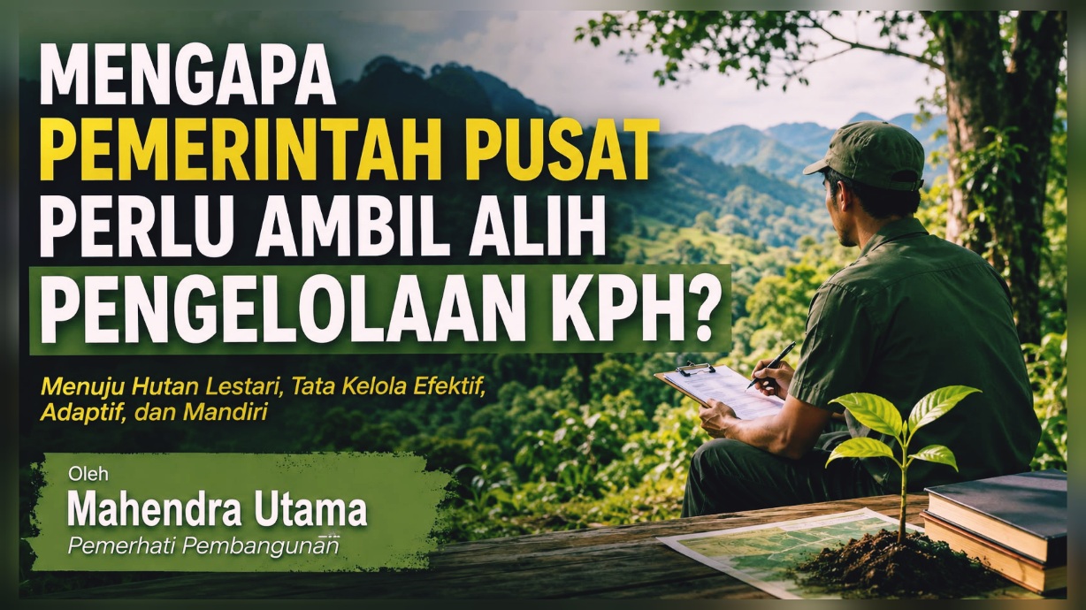 Pemerintah Pusat Perlu Ambil Alih Pengelolaan KPH