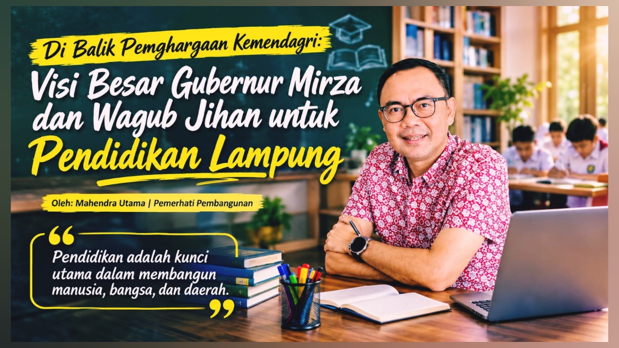 Visi Besar Gubernur Mirza untuk Pendidikan Lampung